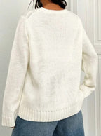 Round Neck Flag Sweater