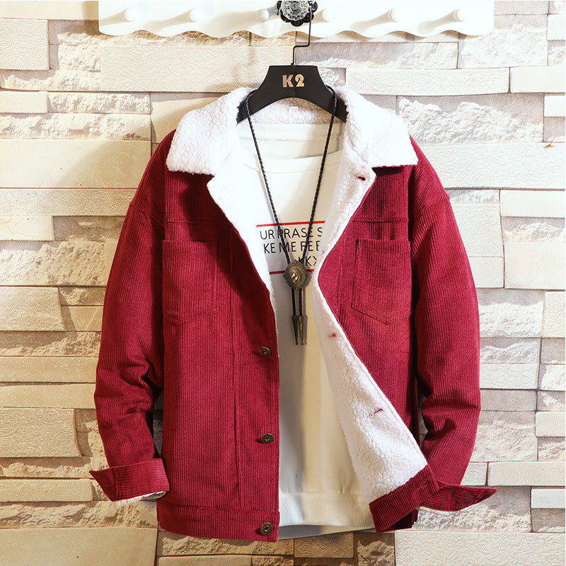 Exquisite Corduroy Cotton Padded Jacket for Fashion
