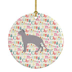 Ukrainian Levkoy #2 Cat Christmas Ceramic Ornament