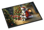 Fox Terrier and Santa Claus Doormat