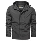 Men's Outdoor Hooded Quick Dry Jacket in Large Size