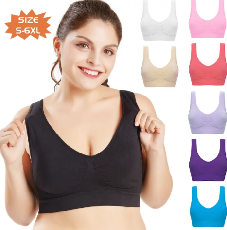Plus Size Seamless Push-Up Bralette