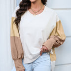 Casual Long Sleeve Round Neck Pullover Sweatshirt for Women | Streetwear