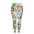 Christmas Creative Slim Fit Leggings for Women