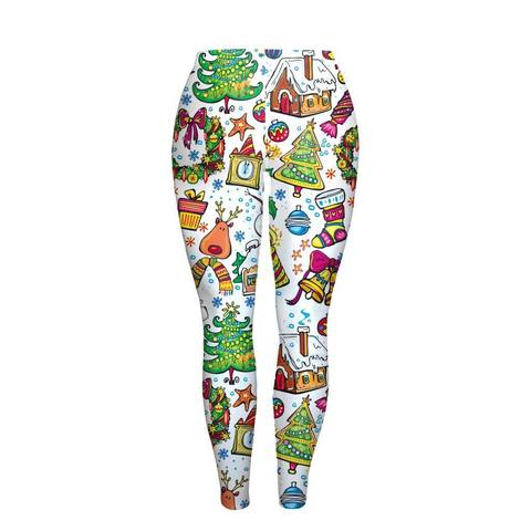 Christmas Creative Slim Fit Leggings for Women
