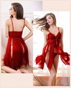 Plus Size Sexy Lingerie with Open Slit for Women