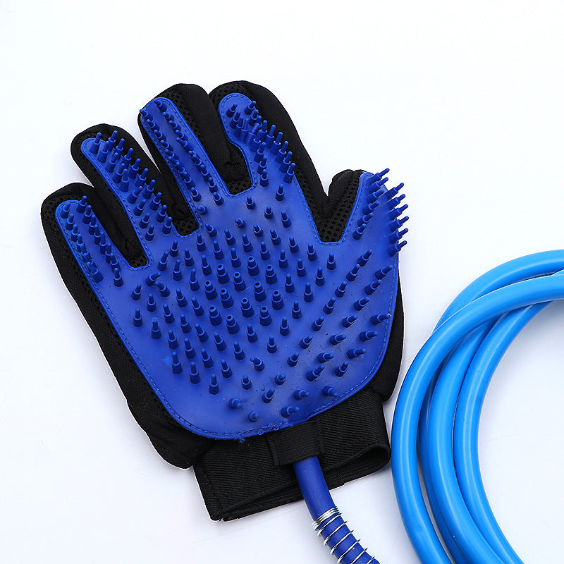 Pet Bath Massage Gloves with Water Spray Feature