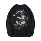 Vintage Embroidered Crewneck Sweatshirt Men’s Hoodie | Streetwear