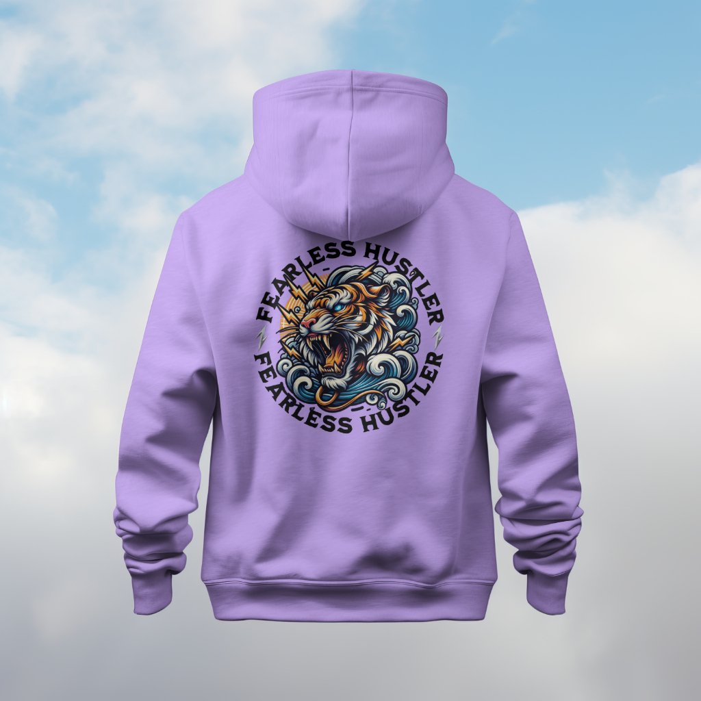 Fearless Hustler Back Print Unisex Hoodie | Streetwear