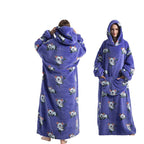 Plus-sized Widened Homewear Lazy Blanket Nightgown