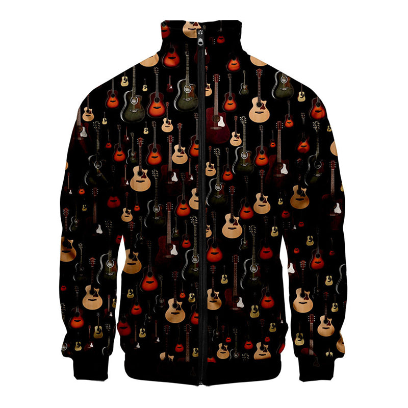 Casual Zip Up Jacket and Long Sleeve Tops for Men/Women