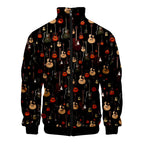 Casual Zip Up Jacket and Long Sleeve Tops for Men/Women