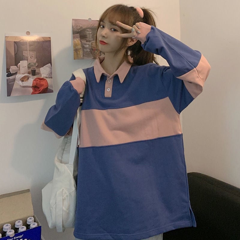 Korean Loose Mid-Length Women's Sweater Coat