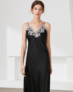 Plus Size Satin Nightgown and Pajama Set
