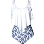 Women's Ruffled Bikini Swimsuit - Popular Style
