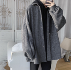 Korean Style Loose Work Coat for Versatile Outfits