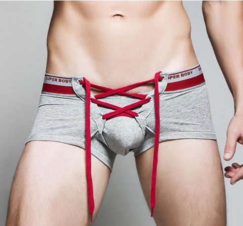 Men's Lace-Up Front Trunks