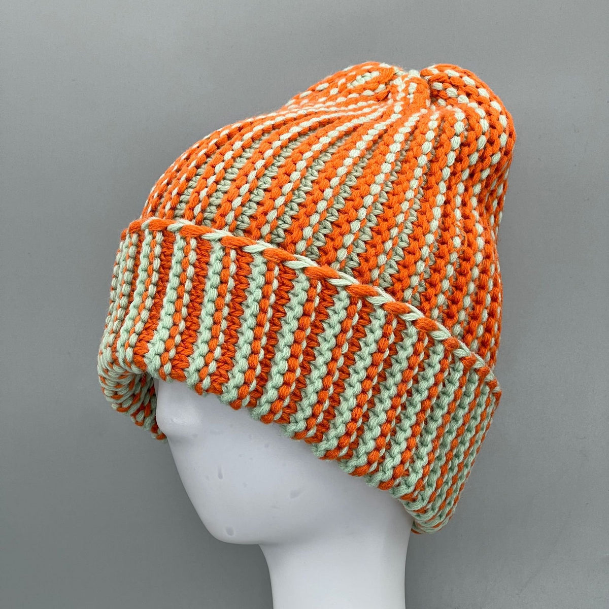Color Block Wool Hat for Autumn and Winter Ear Protection | Embroidered Cap