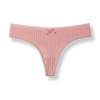 Cotton Women's Thong, Antibacterial Low Waist Fitness Panties