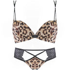 Leopard Print Sexy Lingerie Set for Daily Wear