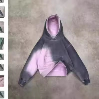 Y2K Gradient Gothic Hoodie | Streetwear