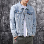 Stylish Casual Blue Jacket for Men