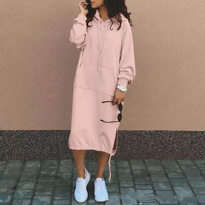 Casual Hooded Sweater with Long Sleeves