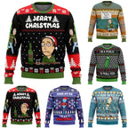 Pickle Rick Ugly Christmas Sweatshirt for Men and Women | Streetwear