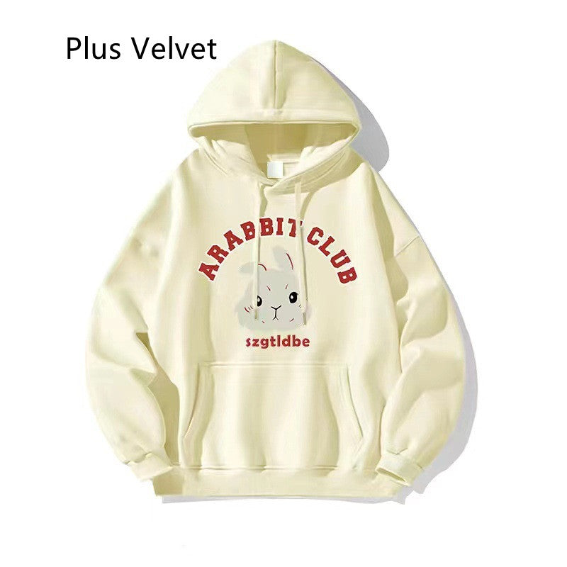 Rabbit Printed Hoodie for Women - Autumn & Winter | Streetwear