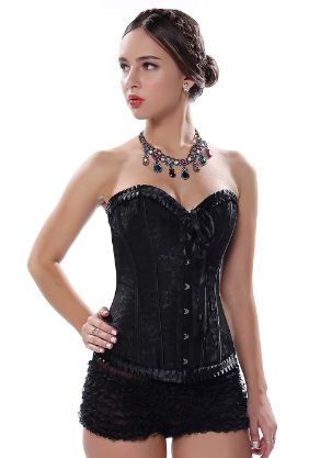 Lace Fabric Double Adjustable Bodysuit