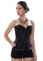 Lace Fabric Double Adjustable Bodysuit