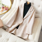 2023 Women's Elegant Pure Wool Short Coat for Autumn