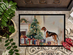 American English Coonhound Cozy Christmas Doormat