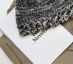 Versatile Hollow Wool Hat for Girls - Warm and Stylish | Embroidered Cap