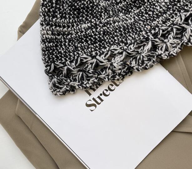 Versatile Hollow Wool Hat for Girls - Warm and Stylish | Embroidered Cap