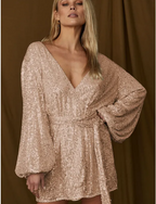 Women's Long Sleeve Cardigan Dress