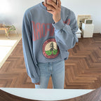 Men's New Style Autumn Japanese Printed Sweater
