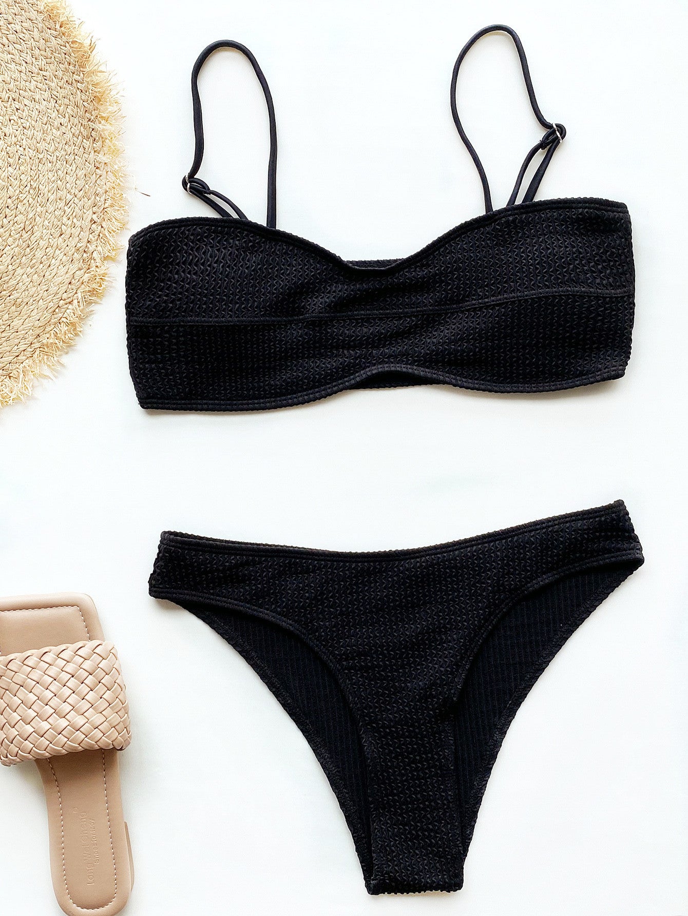 2021 Women's Solid Color Sexy Bikini Swimwear
