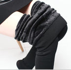 Women's Thick Pearl Velvet Fleece-lined Leggings
