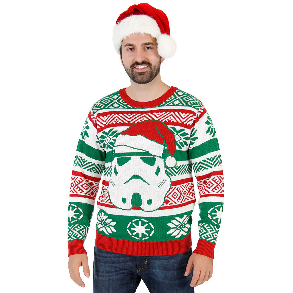 Santa Printed Christmas Pullover Sweater for Couples | Streetwear
