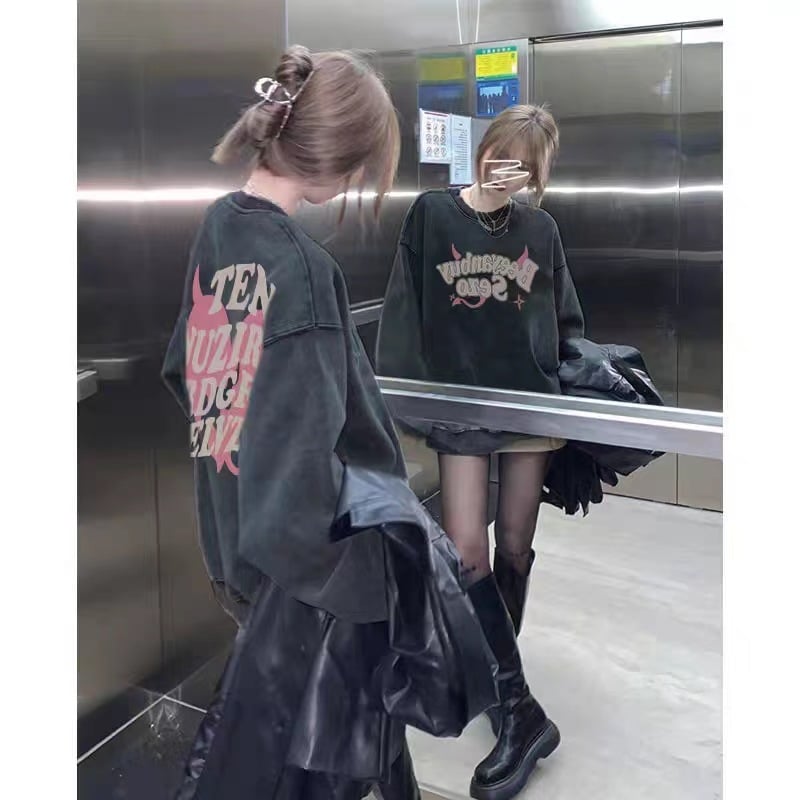 Fashionable American Retro Women's Sweater