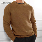 2024 Spring Men's Casual Long Sleeve Knit Sweater