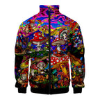 Casual Zip Up Jacket and Long Sleeve Tops for Men/Women