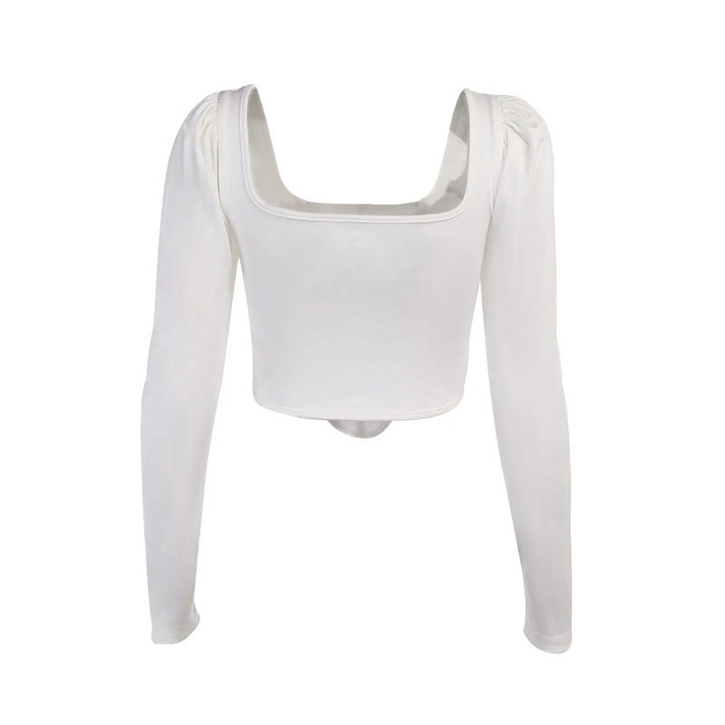 Meqeiss Women's Gray Corset Summer Streetwear Top