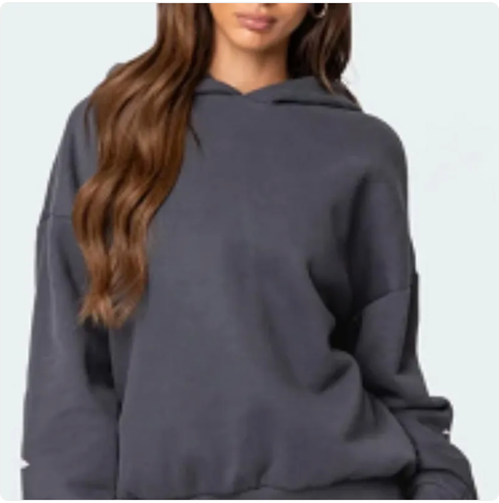 Fleece Hoodie and Casual Sports Suit Set for Plus Sizes | Streetwear