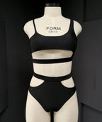 Cut-Out Strappy One-Piece Swimsuit