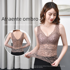 Lace Backless Tube Top with Wide Straps and Padding