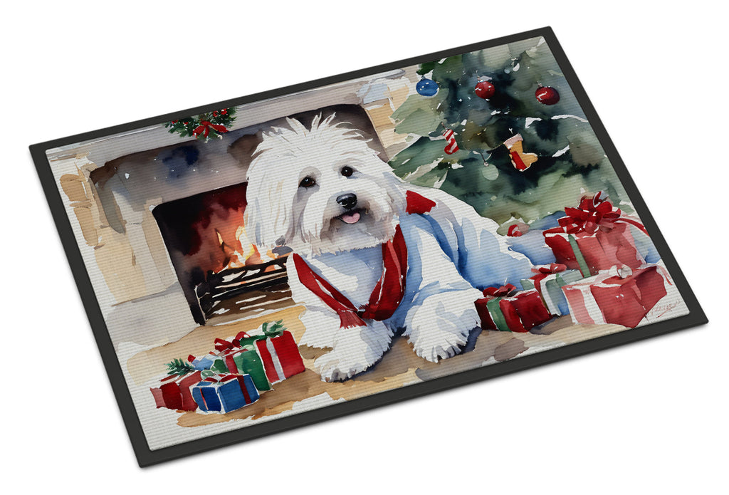 Coton De Tulear Cozy Christmas Doormat