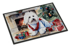 Coton De Tulear Cozy Christmas Doormat