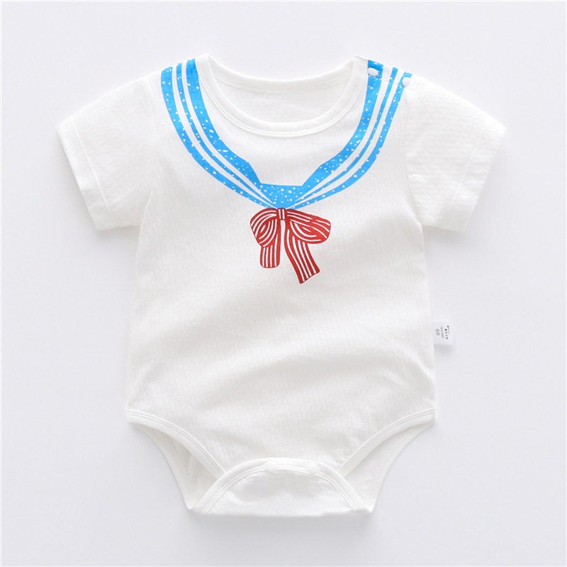 Baby Short Sleeve Printed Bodysuit